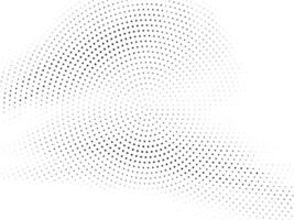 Abstract circular halftone design modern background vector