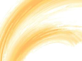 Elegant Yellow watercolor brush stroke design background vector