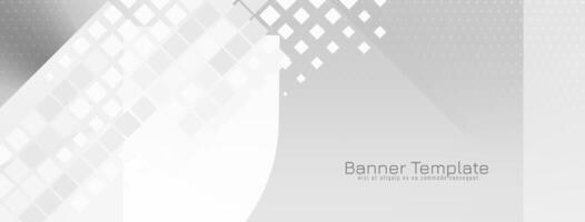 Abstract modern gray color geometric trendy banner design vector