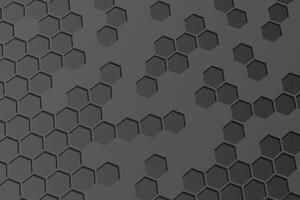 Gradient hexagonal background. vector