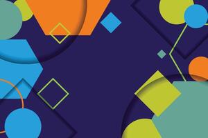 Background with geometric shape. vector