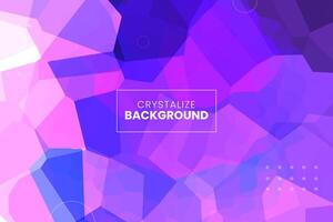 Abstract colorful crystallized background wallpaper, geometric, polygon and triangle-shaped mosaic background, perfect use for business promotion on posters, flyers, and invitation cards vector
