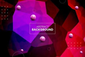 Abstract colorful crystallized background wallpaper, geometric, polygon and triangle-shaped mosaic background, perfect use for business promotion on posters, flyers, and invitation cards vector