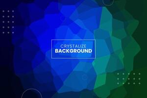 Abstract colorful crystallized background wallpaper, geometric, polygon and triangle-shaped mosaic background, perfect use for business promotion on posters, flyers, and invitation cards vector