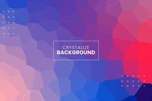 Abstract colorful crystallized background wallpaper, geometric, polygon and triangle-shaped mosaic background, perfect use for business promotion on posters, flyers, and invitation cards vector