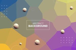 Abstract colorful crystallized background wallpaper, geometric, polygon and triangle-shaped mosaic background, perfect use for business promotion on posters, flyers, and invitation cards vector