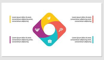 plantilla de diseño infográfico vector