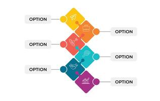 plantilla de diseño infográfico vector