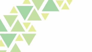 Simple modern flat background with abstract triangle design vector