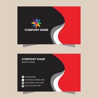 Corporate modern Business Card Template Design vector