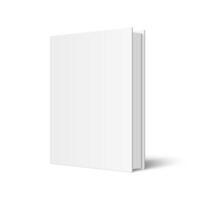 mock up of standing book vector