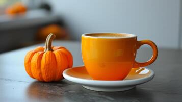 Cup of Coffee on Saucer photo