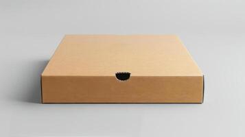 Brown Box With Hole photo
