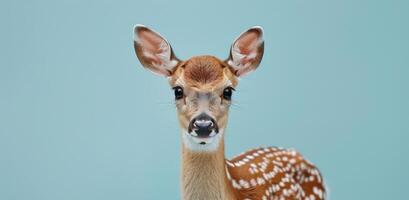 Young Deer Staring at Camera photo