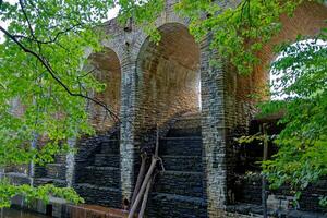 Backside of an arch bridge photo