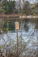 Boats keep out signage photo