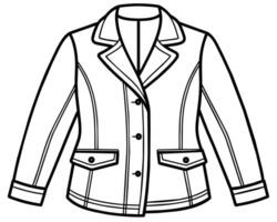 illustration of a jacket vector