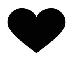 Heart isolated on white background vector