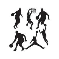 image of people playing basketball vector