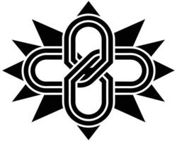 Celtic knot design vector