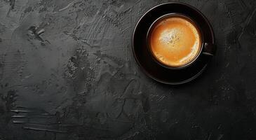 A Cup of Coffee on a Table photo