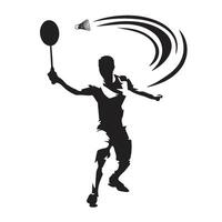 badminton player icon image symbol illustration vector