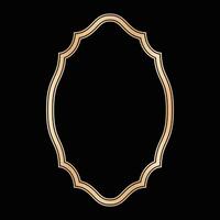 Decorative lines borders, Luxury design elements, Gold Frames Designs vector