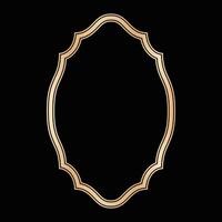 Decorative lines borders, Luxury design elements, Gold Frames Designs vector