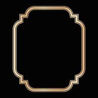 Decorative lines borders, Luxury design elements, Gold Frames Designs vector