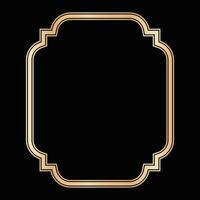 Decorative lines borders, Luxury design elements, Gold Frames Designs vector