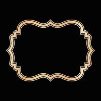 Decorative lines borders, Luxury design elements, Gold Frames Designs vector