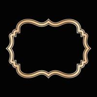 Decorative lines borders, Luxury design elements, Gold Frames Designs vector