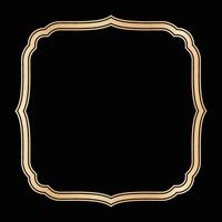 Decorative lines borders, Luxury design elements, Gold Frames Designs vector