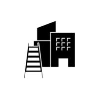 ladder concept line icon. Simple element illustration. ladder concept outline symbol design. vector