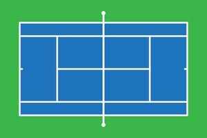 Tennis court background vector