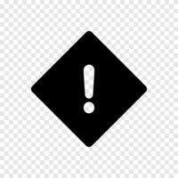 Warning attention sign icon vector