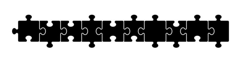 Puzzle icon background simple design vector