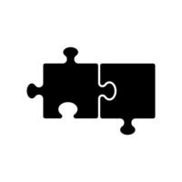 Puzzle icon background simple design vector