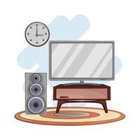 Illustration of television vector