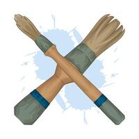 Illustration of paint brush vector