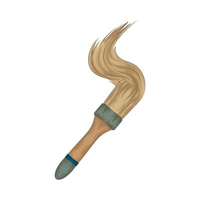 Illustration of paint brush