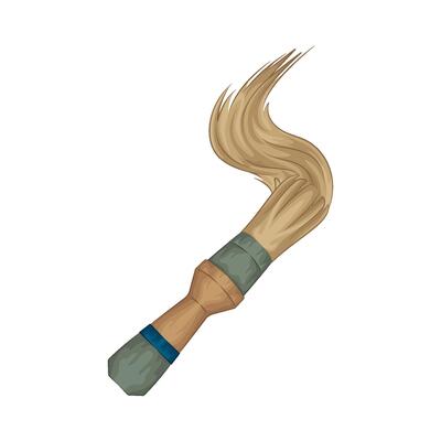 Illustration of paint brush