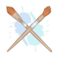 Illustration of paint brush vector