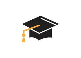 Graduation cap icon design template isolated illustration vector