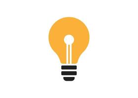 Lightbulb icon design template illustration isolated vector