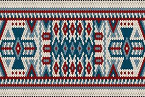 Geometric ethnic oriental pattern on white background.Latin American embroidery,Sadu texture fabric vector