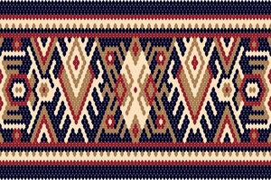 Geometric ethnic pattern traditional on white background.Latin American embroidery vector