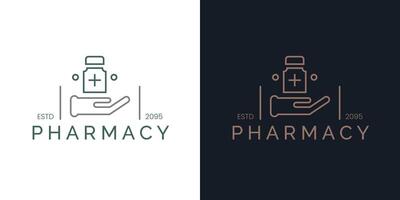 Pharmacy Logo Design vector