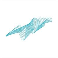 Abstract wave line element vector