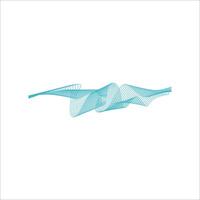 Abstract wave line element vector